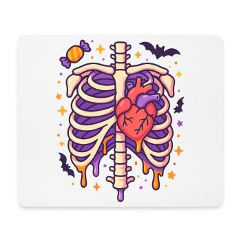 Anatomy Gothic Thoracic Cage - Mouse Pad (horizontal) - white - Front