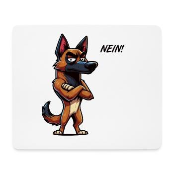 No Malinois Belgian Shepherd Malinoishund - Mouse Pad (horizontal) - white - Front