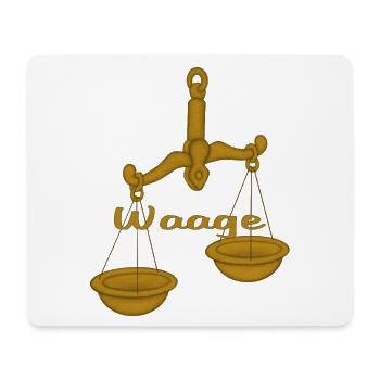 Zodiac sign Libra - Mouse Pad (horizontal) - white - Front