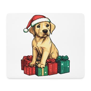 Labrador Hund Weihnachten Geschenke - Mousepad (Querformat) - Weiß - Vorne