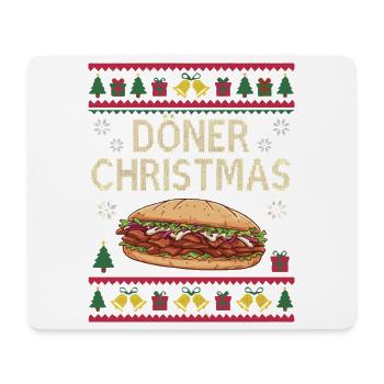 Cadeau de Noël Doner Kebab Moche - Tapis de souris (format paysage) - blanc - Devant