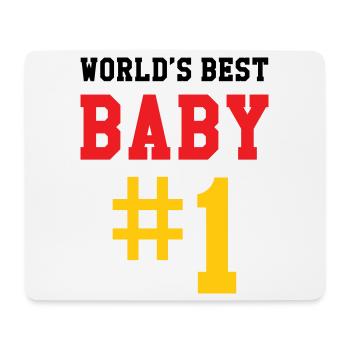 Best Baby - Birth - Child - Mouse Pad (horizontal) - white - Front