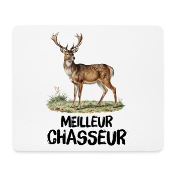 Meilleur chasseur chevreuil aquarelle nature - Tapis de souris (format paysage) - blanc - Devant