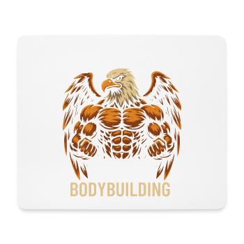 Eagle Body Bodybuilding Motif - Mouse Pad (horizontal) - white - Front