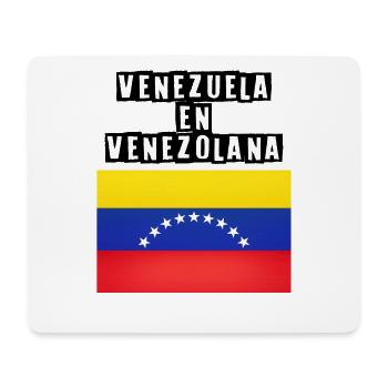 Venezuelas Flaggenbogen der Sterne - Mousepad (Querformat) - Weiß - Vorne