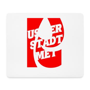 Us of the city met K - Mouse Pad (horizontal) - white - Front