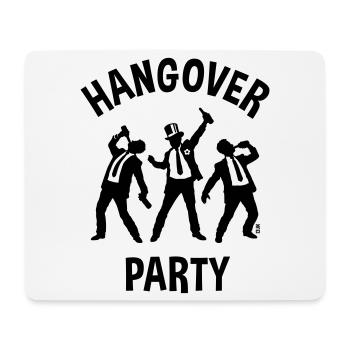 Hangover Party (JGA Junggesellenabschied Bier B) - Mousepad (Querformat) - Weiß - Vorne