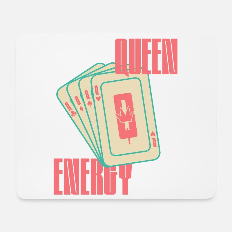 Queen Energy - Mousepad (Querformat) - Weiß