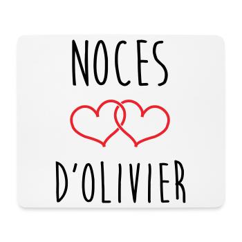 Olivier's wedding 59 years of marriage - Mouse Pad (horizontal) - white - Front