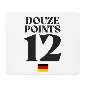 Dutzend Punkte 12 Deutschland Eurovision - Mousepad (Querformat) - Weiß - Vorne