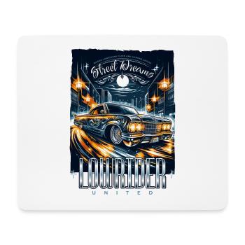 Street Dream Lowrider Nights - Mouse Pad (horizontal) - white - Front