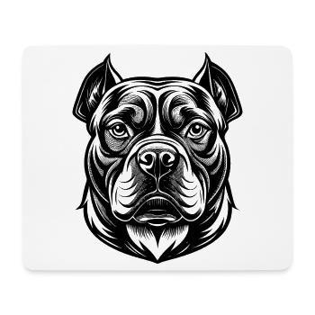 American Bulldog - Tapis de souris (format paysage) - blanc - Devant
