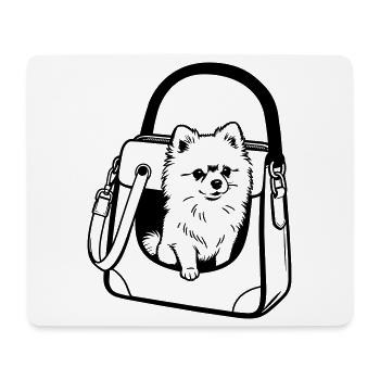 Pomeranian dog - Mouse Pad (horizontal) - white - Front