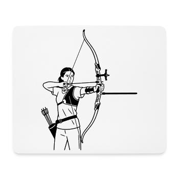 Archery - Mouse Pad (horizontal) - white - Front