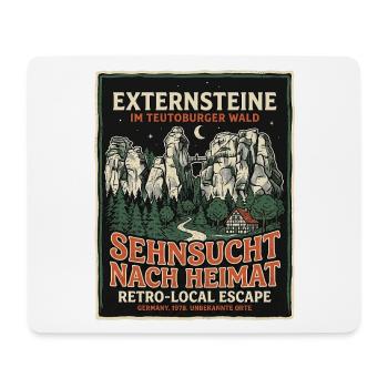 Externsteine Heimat - Mousepad (Querformat) - Weiß - Vorne