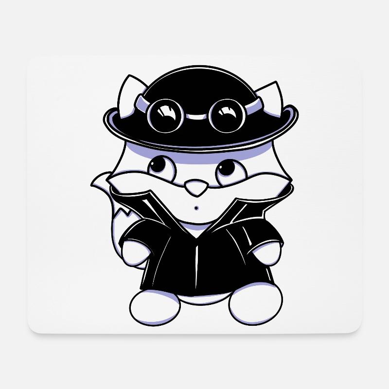 Little Detective - Mouse Pad (horizontal) - white
