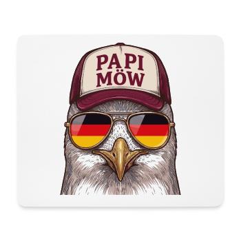 Papi Mow Heldenhuhn - Mousepad (Querformat) - Weiß - Vorne