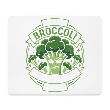 Lustiges Brokkoli-Liebhaber-Vegan-Diät-Fitness-Workout-Geschenk - Mousepad (Querformat) - Weiß - Vorne