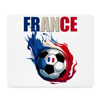 Frankreich Fußball Merch - Mousepad (Querformat) - Weiß - Vorne