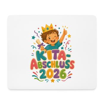 Kita Abschluss 2026 Kinder Abschlussfeier - Mousepad (Querformat) - Weiß - Vorne