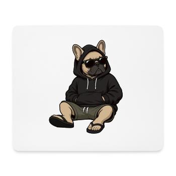French Bulldog Frenchie Frenchie Owner - Mouse Pad (horizontal) - white - Front
