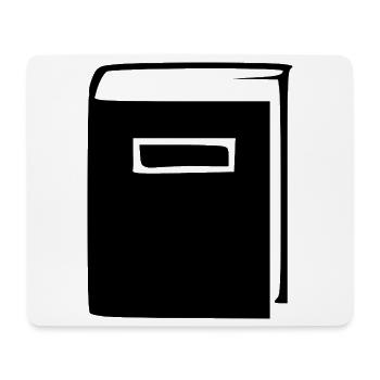 Buch Bücher lesen Geschenk - Mousepad (Querformat) - Weiß - Vorne