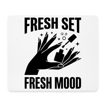 Fresh Set Fresh Mood Nail Design Nails Manicure - Mouse Pad (horizontal) - white - Front