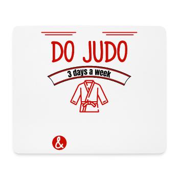 Funny Judo Quote - Mouse Pad (horizontal) - white - Front