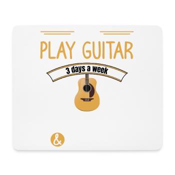 Funny Guitar Quote - Mouse Pad (horizontal) - white - Front
