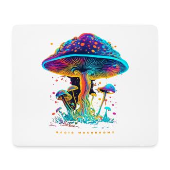 MAGIC MUSHROOM - Mousepad (Querformat) - Weiß - Vorne