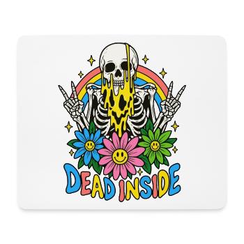 Blühendes Skelett - Mousepad (Querformat) - Weiß - Vorne