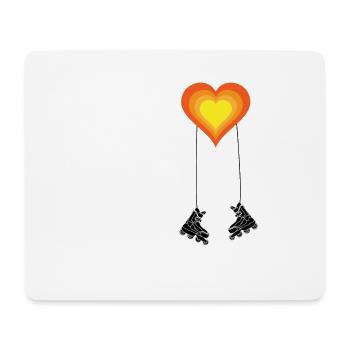 Inliner Inlineskaten Inliner fahren Geschenkidee - Mousepad (Querformat) - Weiß - Vorne