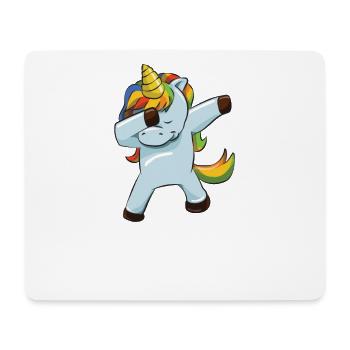Unicorn dabbing cool Unicorn Gift - Mouse Pad (horizontal) - white - Front