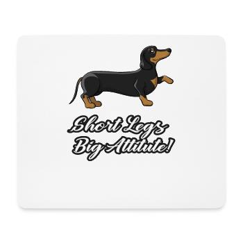Dackel kurze Beine Spruch Hund Geburtstag Geschenk - Mousepad (Querformat) - Weiß - Vorne