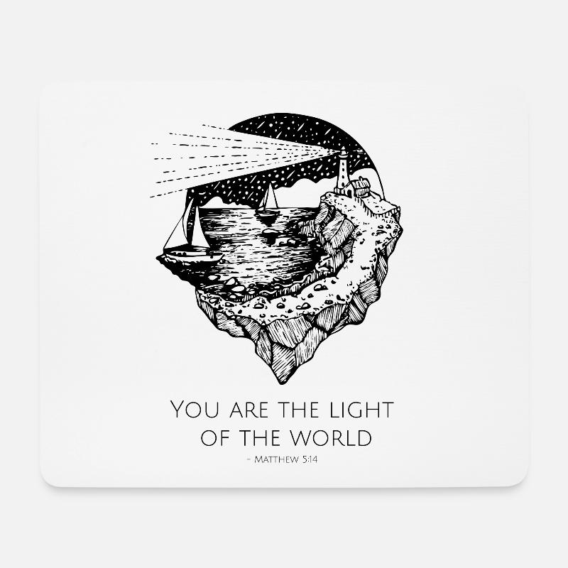 Wild Nature No.2 Quote - Mousepad (Querformat) - Weiß