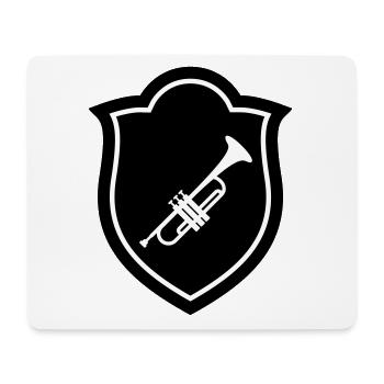 Trumpet / Trumpeter - Mouse Pad (horizontal) - white - Front