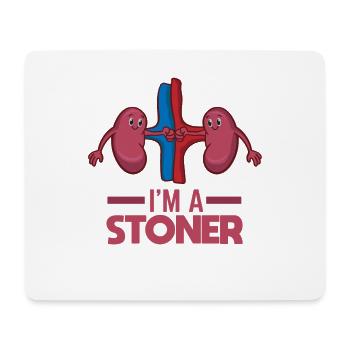Kidney Stone Survivor Funny I’m A Stoner Cadeau - Tapis de souris (format paysage) - blanc - Devant