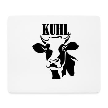 Kuhl Bauer Feld Traktor Landleben Geschenk - Mousepad (Querformat) - Weiß - Vorne