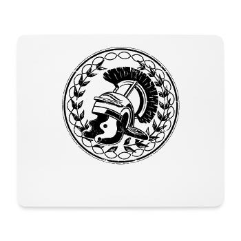 Casque Légion Romaine Drapeau Armoiries Royaume - Tapis de souris (format paysage) - blanc - Devant