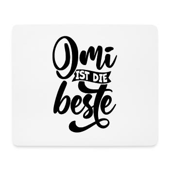 Oma ist die beste - Mousepad (Querformat) - Weiß - Vorne