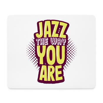 jazz - Tapis de souris (format paysage) - blanc - Devant