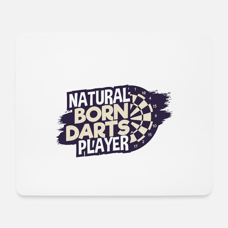 Darts darts - Mouse Pad (horizontal) - white