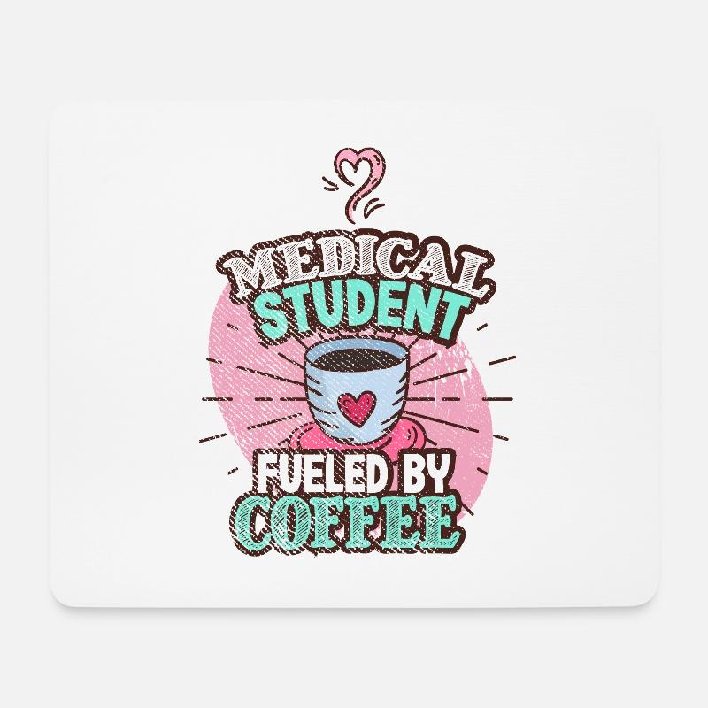 Medizin Student - Mousepad (Querformat) - Weiß