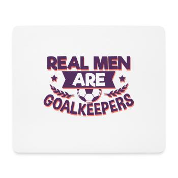 Football gardien - Tapis de souris (format paysage) - blanc - Devant
