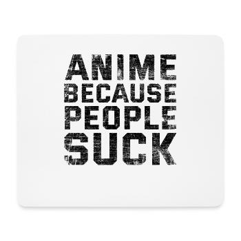Anime - Mousepad (Querformat) - Weiß - Vorne