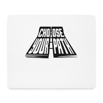 Citation de motivation - Tapis de souris (format paysage) - blanc - Devant