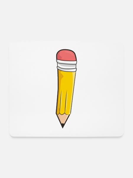 Stift Schule Einschulung - Mousepad (Querformat) - Weiß