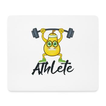 Poire de sport fitness - Tapis de souris (format paysage) - blanc - Devant