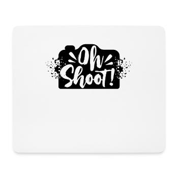 Camera photographer - Mouse Pad (horizontal) - white - Front