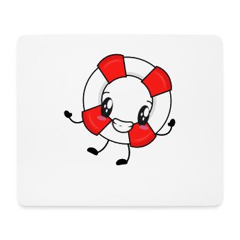 Lifebuoy lifeguard lifeguard - Mouse Pad (horizontal) - white - Front